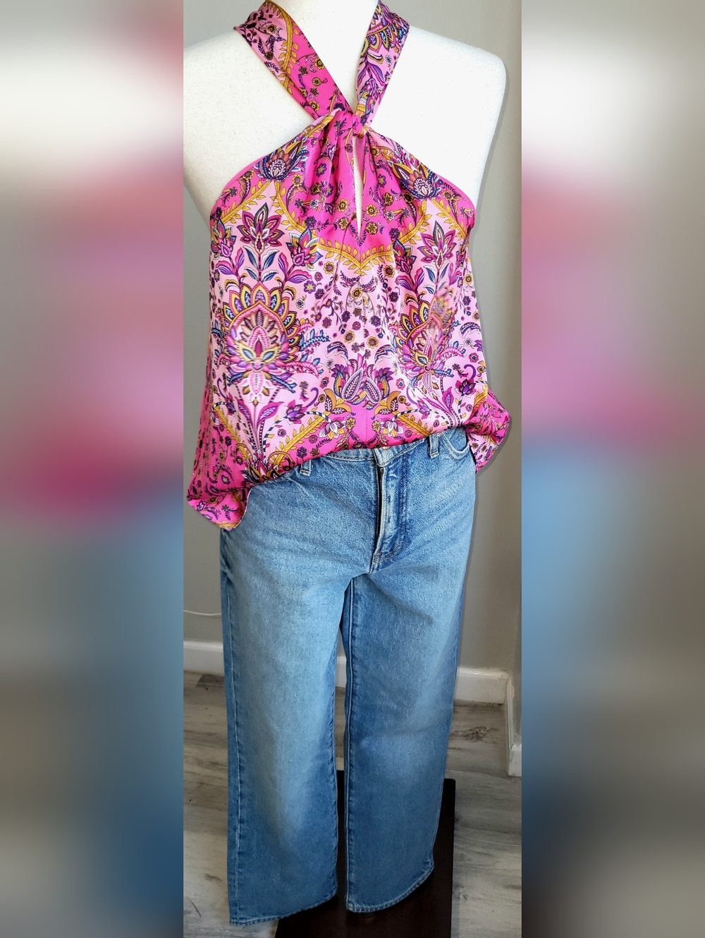 Rachel Zoe Hot Pink Top - Picture 2 of 7